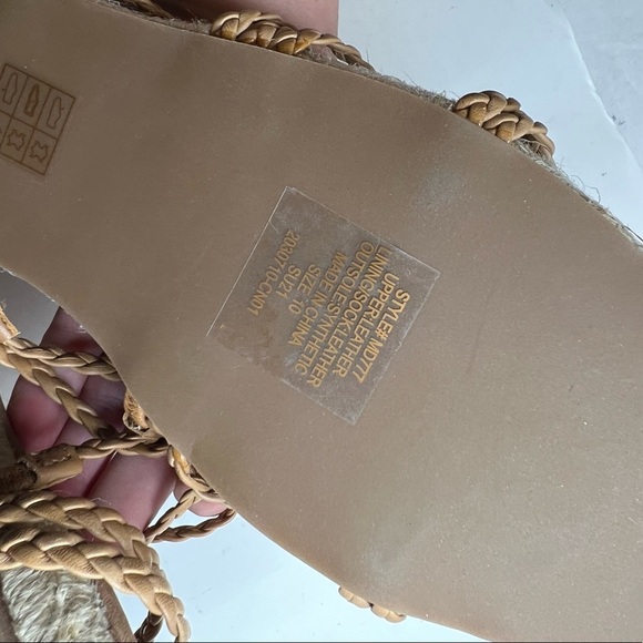 Madewell The Kathryn Brown Braided Slide Sandals SZ 10 MD777 New - Picture 6 of 6